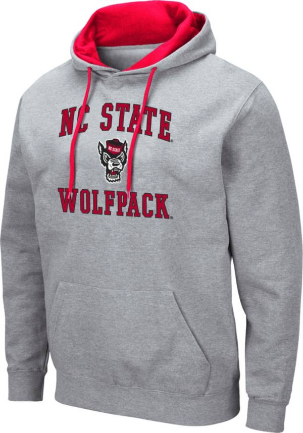 Colosseum Men's NC State Wolfpack Grey Pullover Hoodie