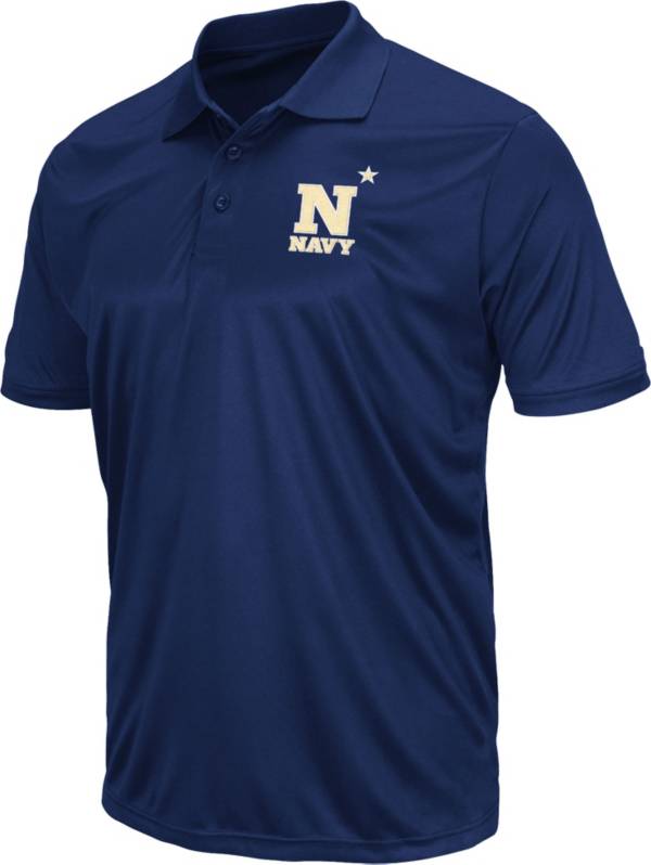 Colosseum Men's Navy Midshipmen Navy Fairway Polo