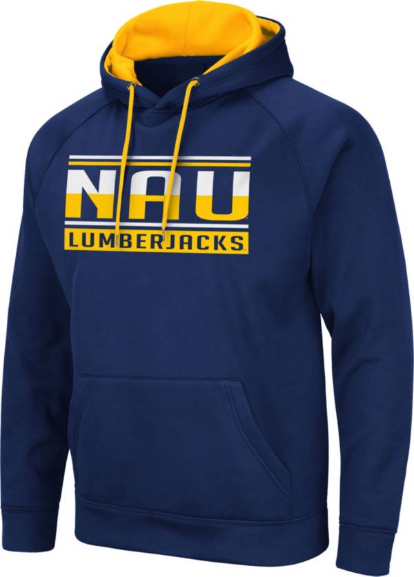 Colosseum Men's Northern Arizona Lumberjacks Blue Pullover Hoodie