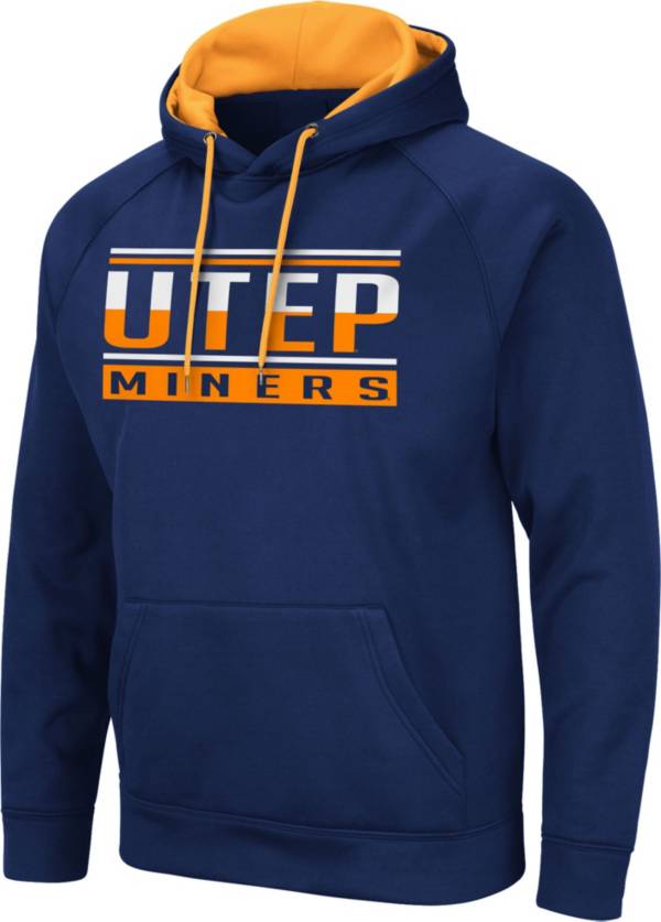 Colosseum Men's UTEP Miners Navy Pullover Hoodie