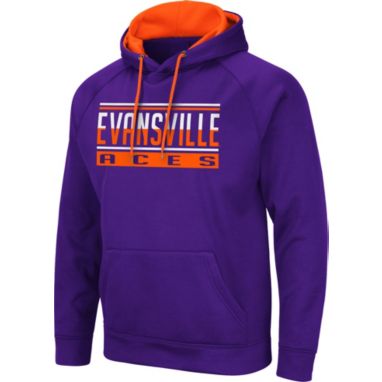sorry, Colosseum Men's Evansville Purple Aces Purple Pullover Hoodie is currently out of stock
