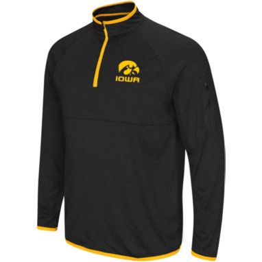 sorry, Colosseum Men's Iowa Hawkeyes Rival Quarter-Zip Black Shirt is currently out of stock