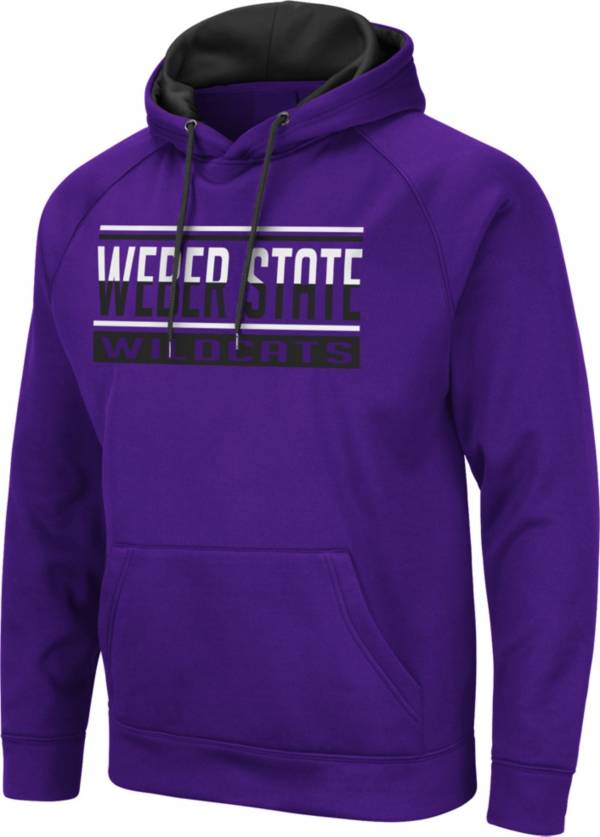 Colosseum Men's Weber State Wildcats Purple Pullover Hoodie