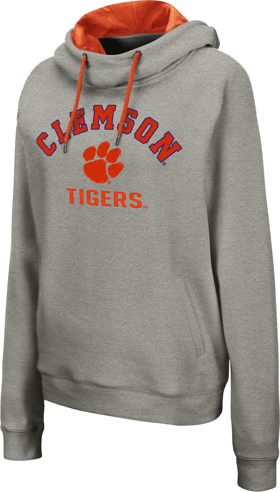 grey clemson hoodie