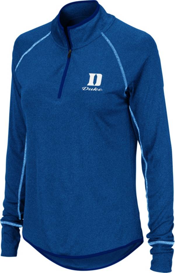 Colosseum Women's Duke Blue Devils Duke Blue Stingray Quarter-Zip Shirt