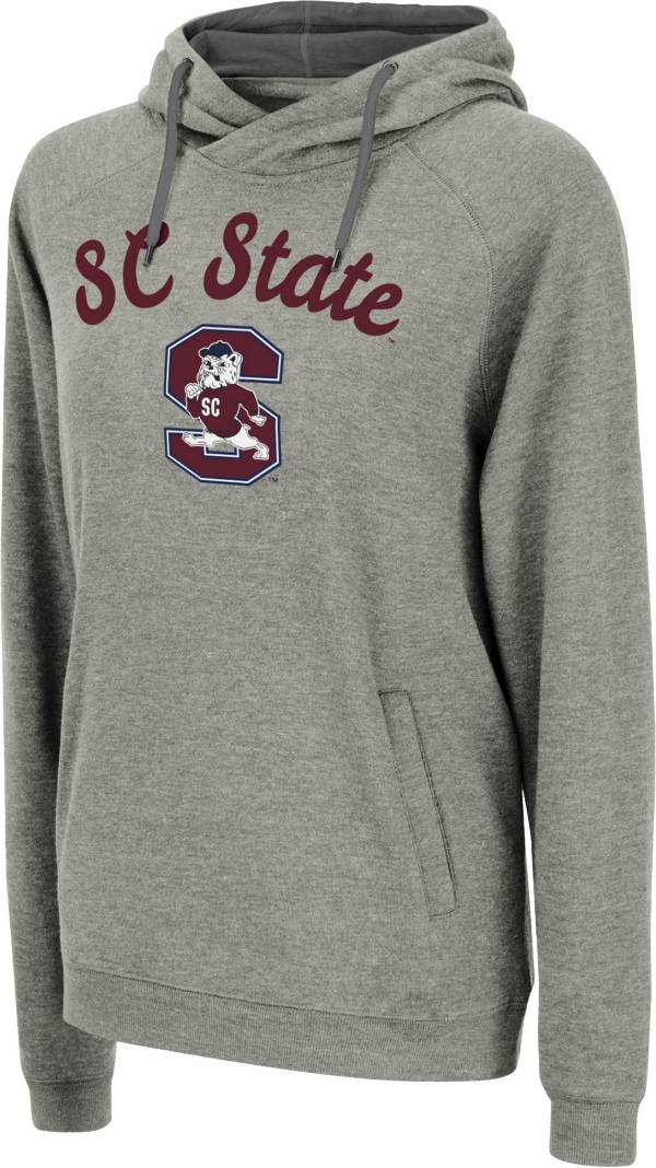 Colosseum Women's South Carolina State Bulldogs Grey Pullover Hoodie