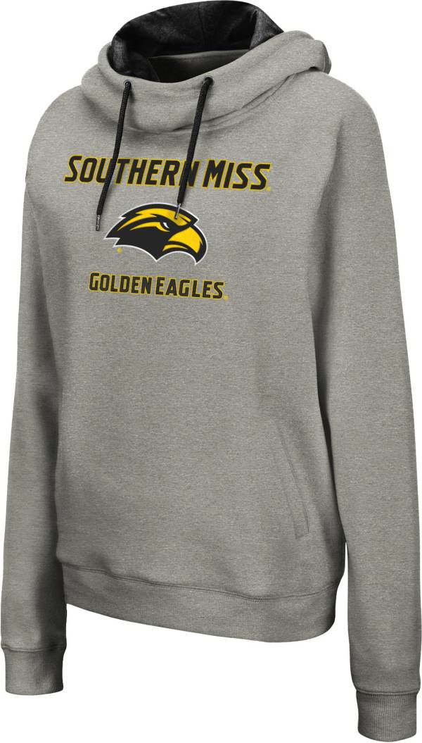 Colosseum Women's Southern Miss Golden Eagles Grey Pullover Hoodie