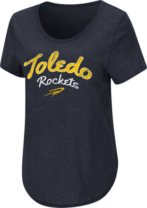 Colosseum Women's Toledo Rockets Midnight Blue Rule Breaker T-Shirt