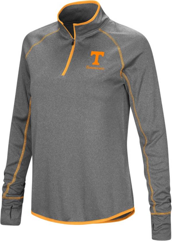 Colosseum Women's Tennessee Volunteers Charcoal Stingray Quarter-Zip Shirt