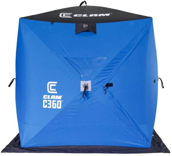 Clam C360 Hub 3Person Ice Fishing Shelter Dick's Sporting Goods