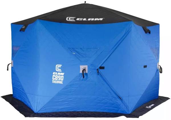 Clam C-890 Thermal Hub Shelter 6-Person Ice Fishing Shelter