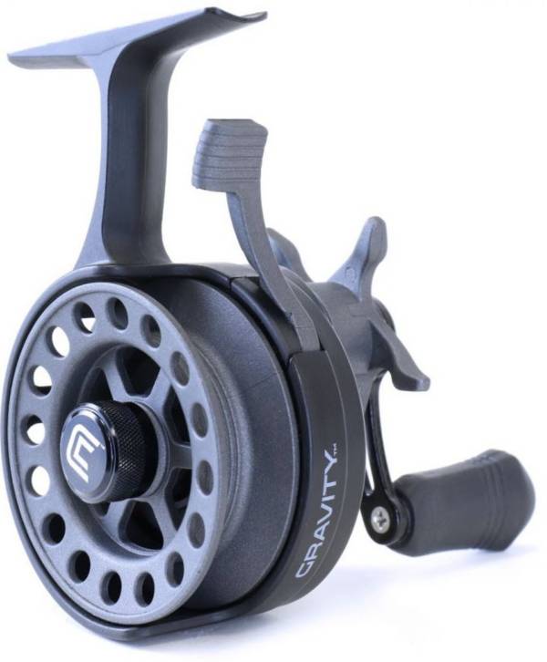 Clam Gravity Ice Fishing Reel - Graphite product image