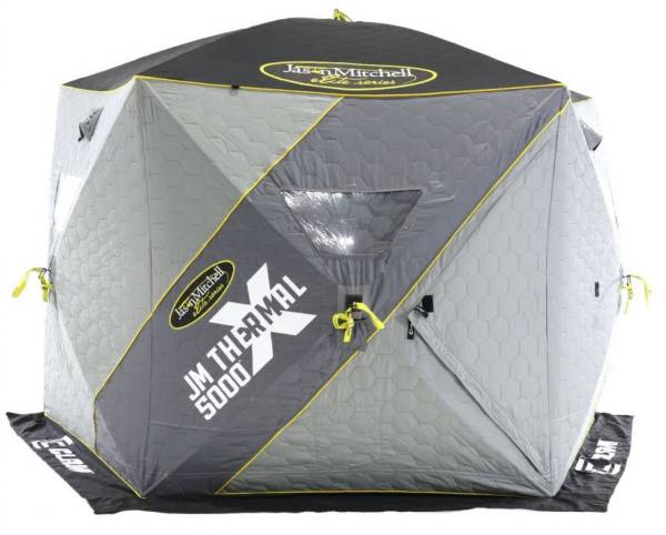 Clam Jason Mitchell X5000 Thermal Hub 6-Person Ice Fishing Shelter product image