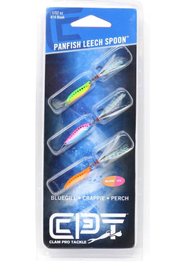 Clam Panfish Leech Flutter Spoon Kit Dick's Sporting Goods