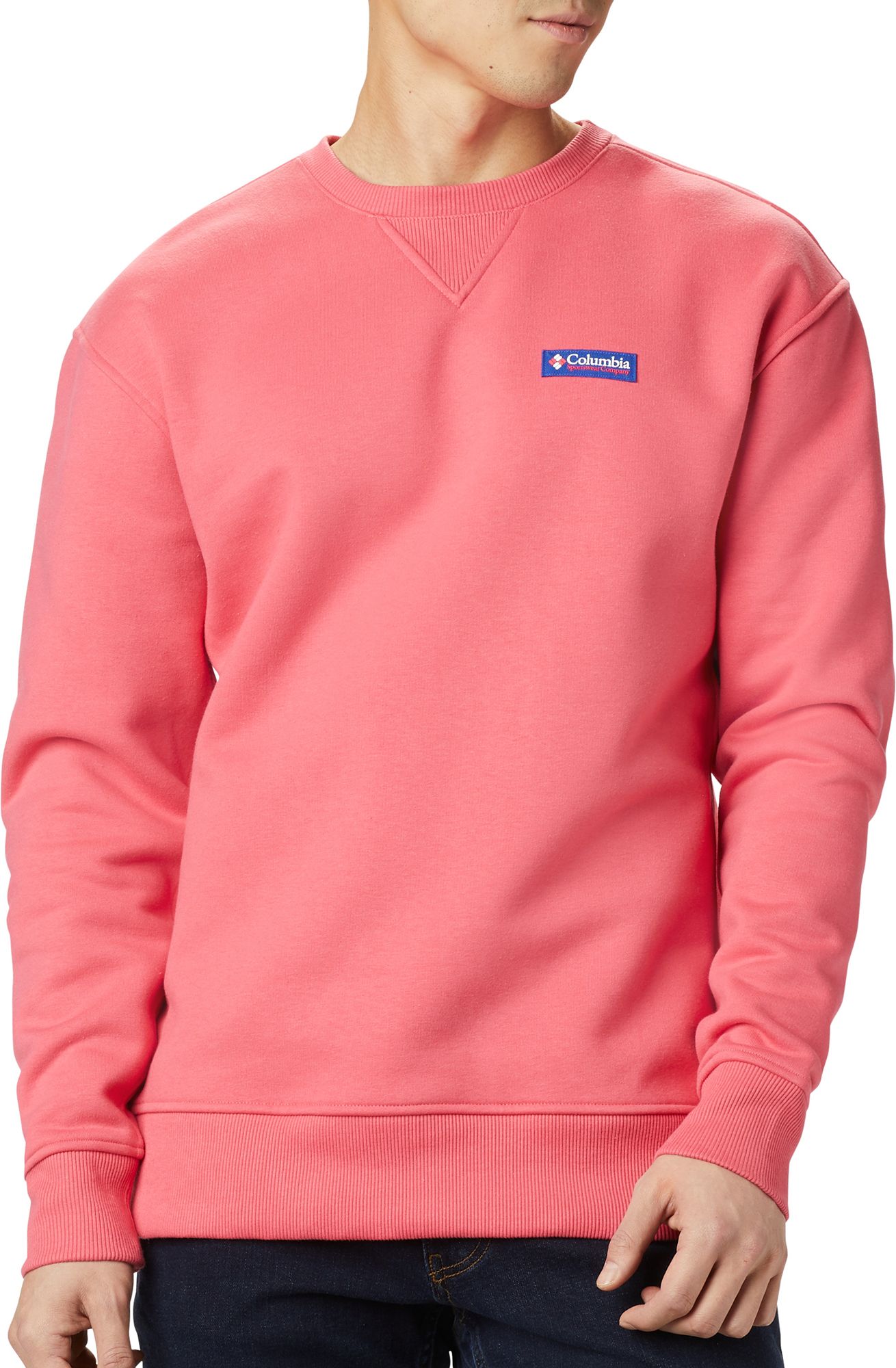 columbia men's crew neck sweatshirt