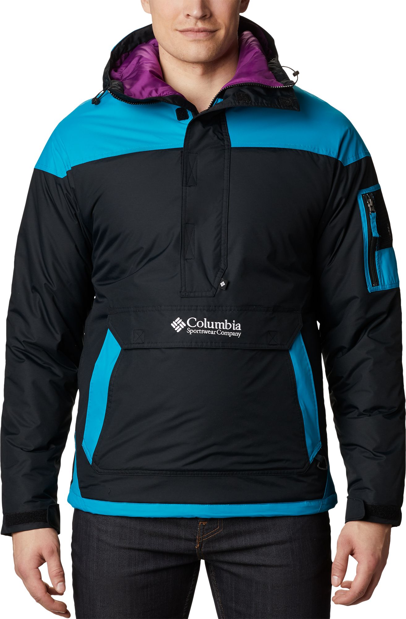 columbia pullover jacket men's