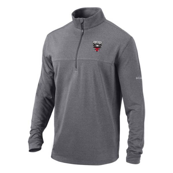 Columbia Men's D.C. United Soar Quarter-Zip Grey Pullover Shirt