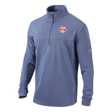 sorry, Columbia Men's New York Red Bulls Soar Quarter-Zip Navy Pullover Shirt is currently out of stock