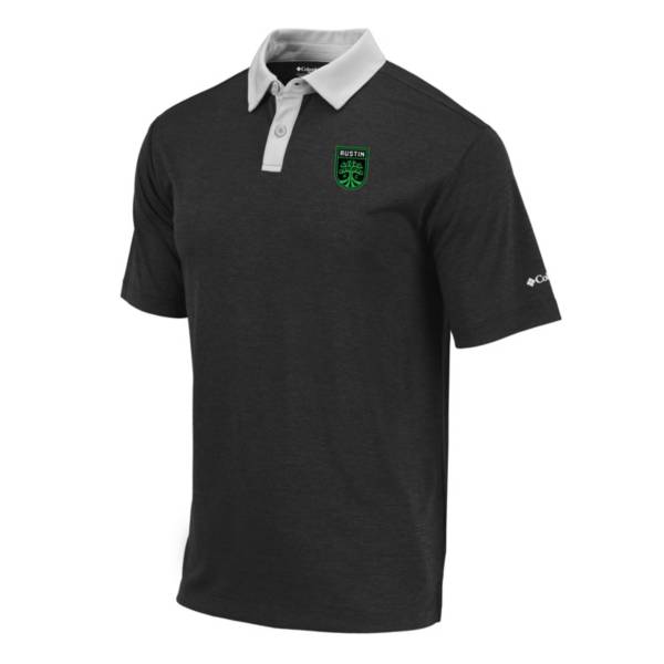 Columbia Men's Austin FC Omni-Wick Range Black Performance Polo