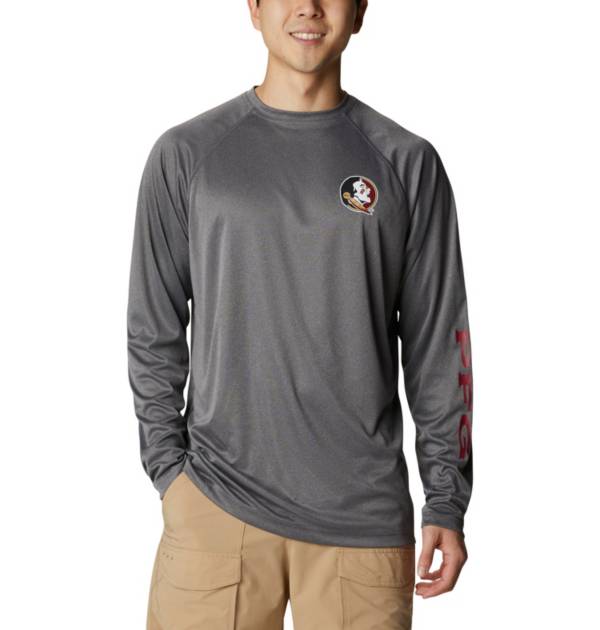 Columbia Men's Florida State Seminoles Terminal Tackle Grey T-Shirt