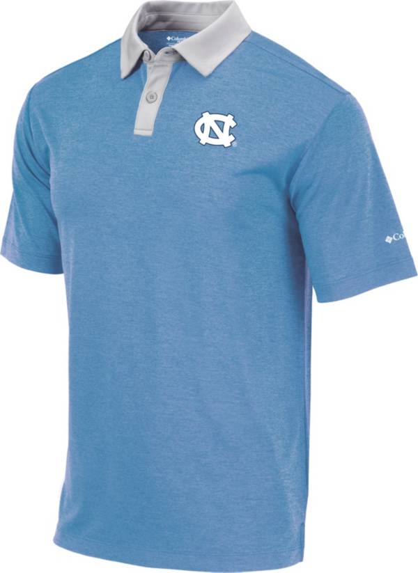 Columbia Men's North Carolina Tar Heels Navy Omni-Wick Range Performance Polo