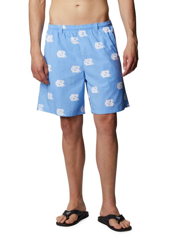 Columbia Men's North Carolina Tar Heels Carolina Blue Backcast II Printed Performance Shorts