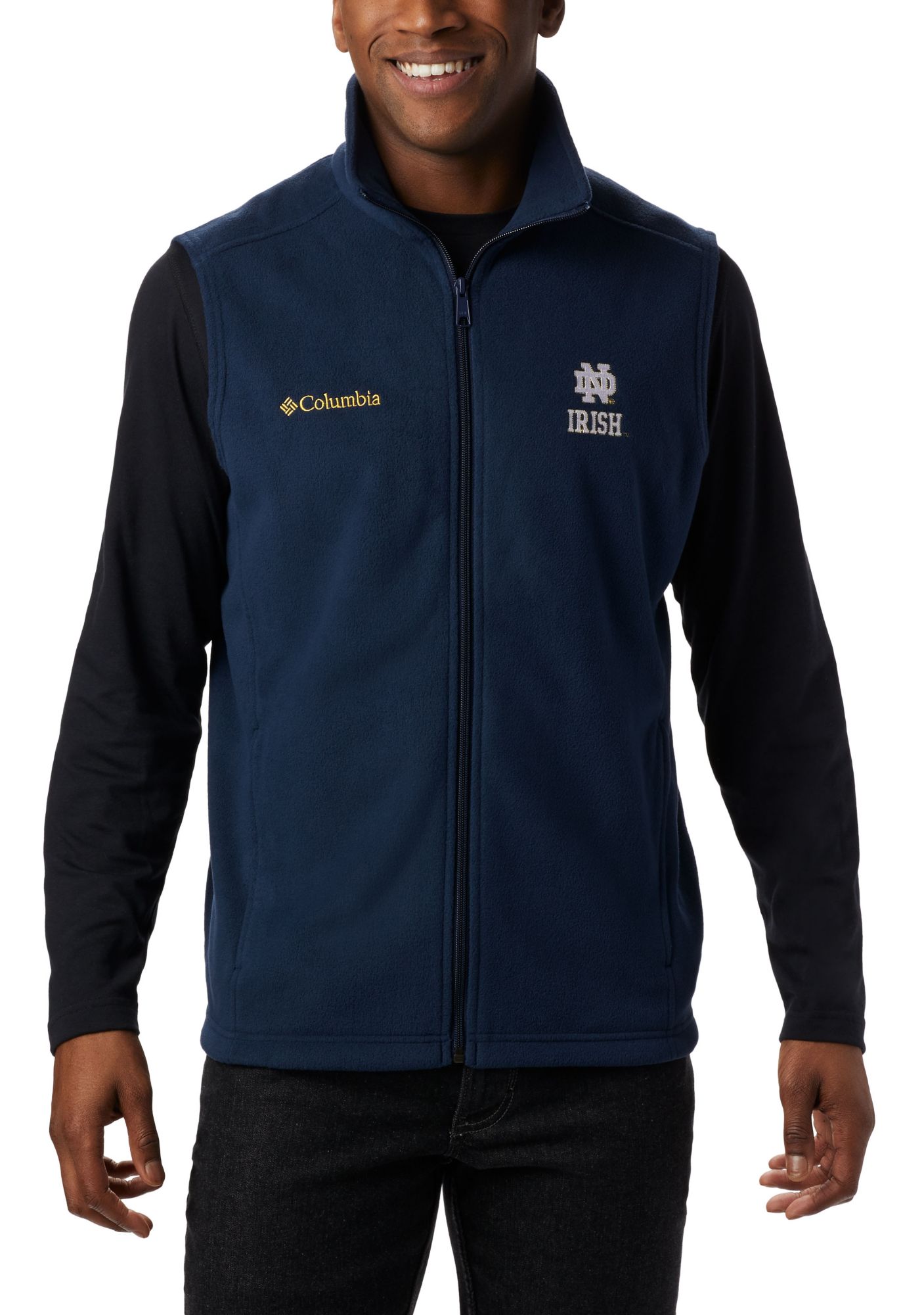 columbia notre dame fleece