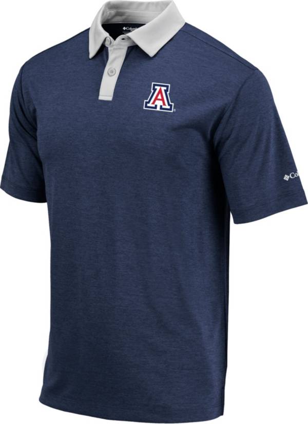 Columbia Men's Arizona Wildcats Navy Omni-Wick Range Performance Polo