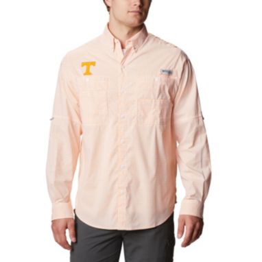 sorry, Columbia Men's Tennessee Volunteers Tennessee Orange Gingham Tamiami Long Sleeve Shirt is currently out of stock