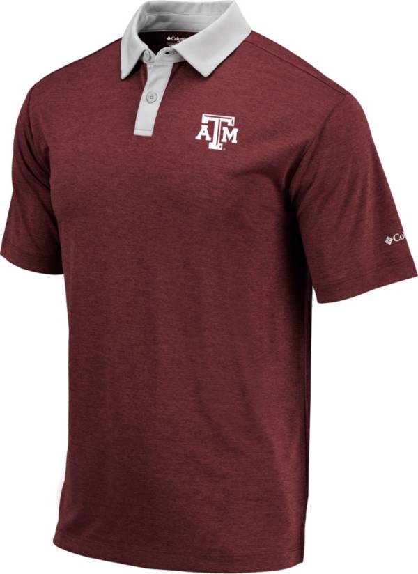 Columbia Men's Texas A&M Aggies Maroon Omni-Wick Range Performance Polo