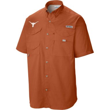 sorry, Columbia Men's Texas Longhorns Burnt Orange Tamiami Button Down Shirt is currently out of stock