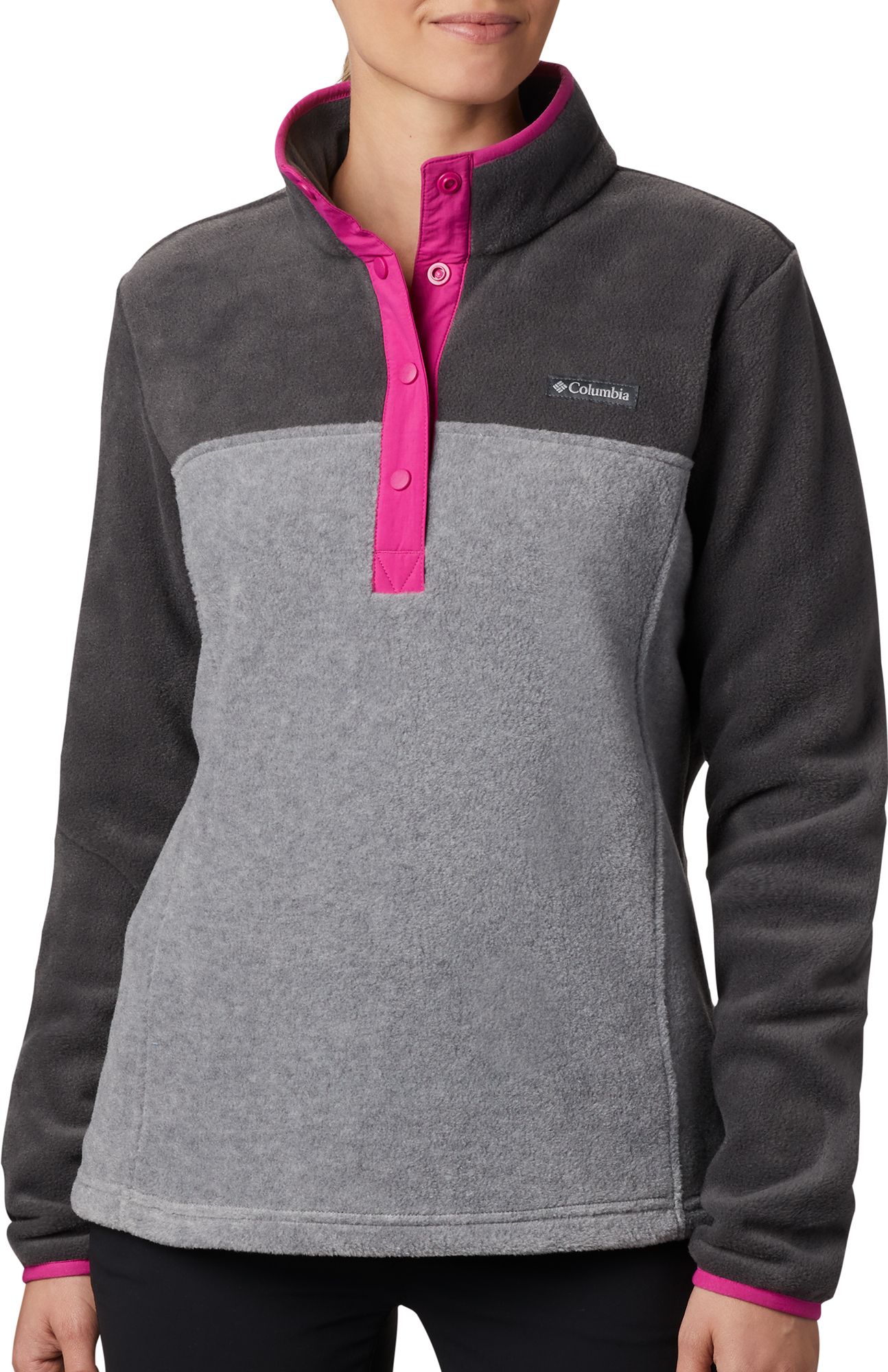 columbia women's benton springs half zip fleece pullover