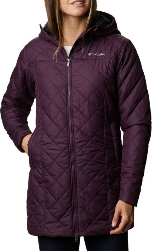 Columbia Women's Copper Crest Insulated Long Hooded Jacket ...