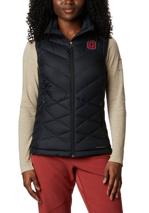 Columbia Women's Ohio State Buckeyes Heavenly Full-Zip BlackVest