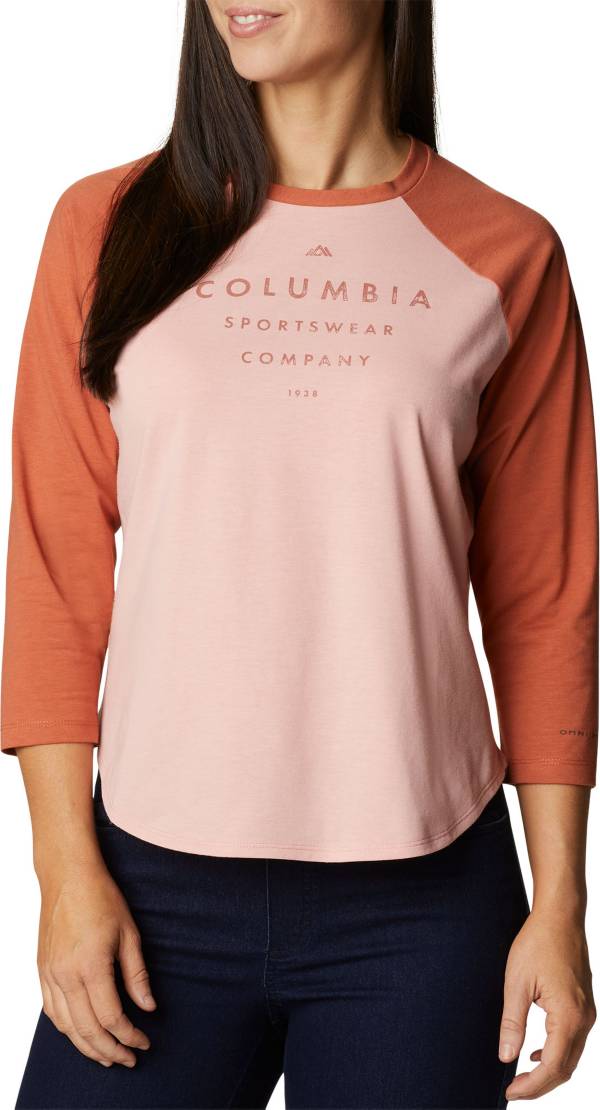 Columbia Women's Sun Trek 3/4 Sleeve T-Shirt