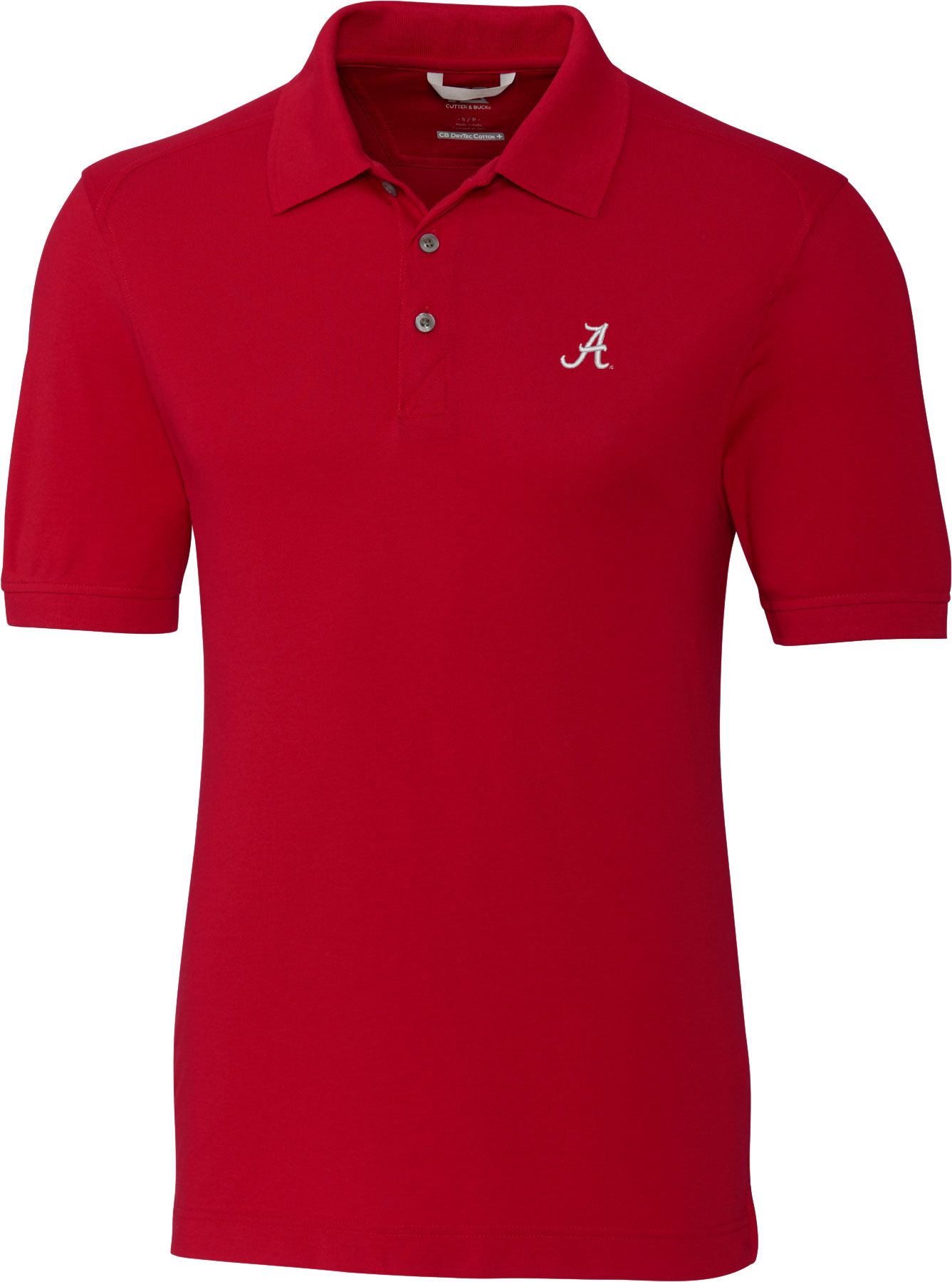 Cutter & Buck Men's Alabama Crimson Tide Advantage Long Sleeve Polo