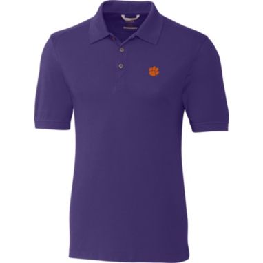 sorry, Cutter & Buck Men's Clemson Tigers Purple Advantage Long Sleeve Polo is currently out of stock