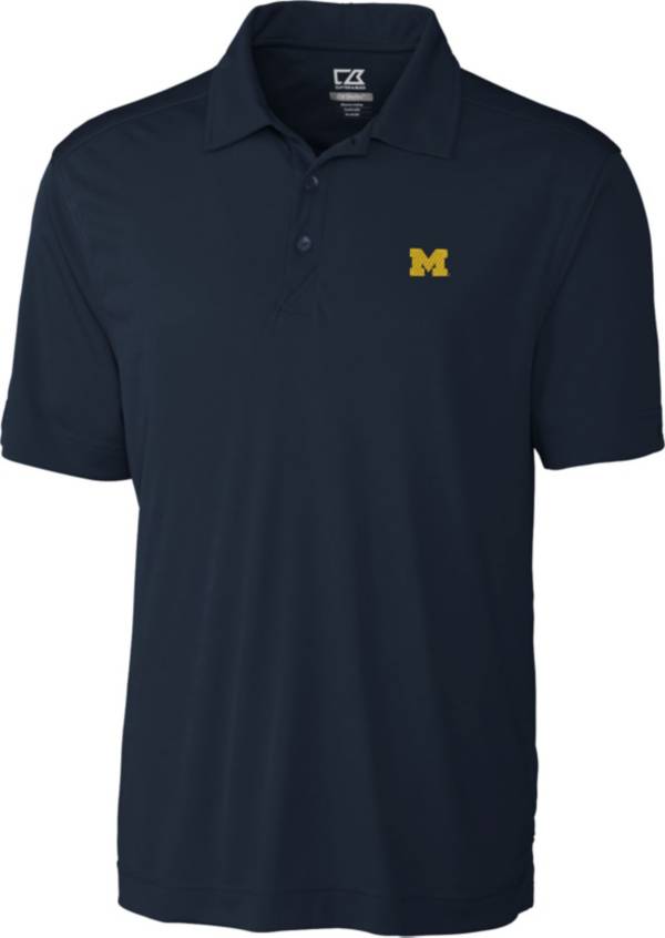 Cutter & Buck Men's Michigan Wolverines Blue Northgate Polo product image
