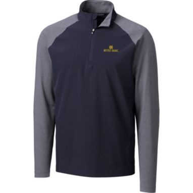 sorry, Cutter & Buck Men's Notre Dame Fighting Irish Navy Response Half-Zip Shirt is currently out of stock