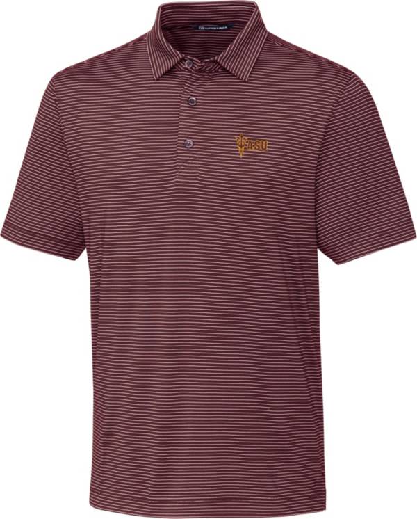 Cutter & Buck Men's Arizona State Sun Devils Maroon Forge Polo product image