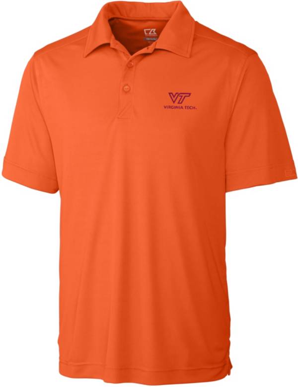 Cutter & Buck Men's Virginia Tech Hokies Orange Northgate Polo product image
