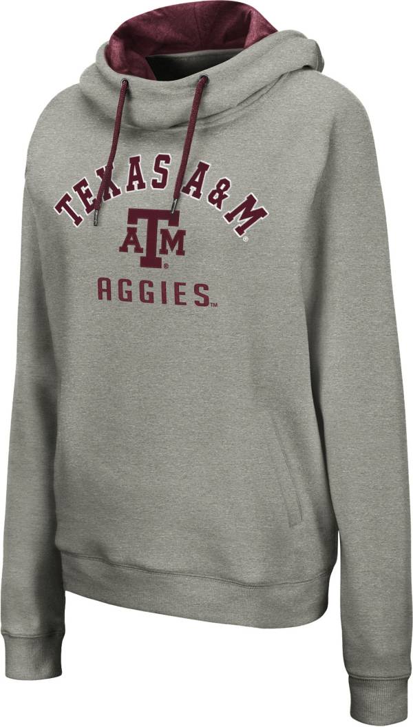 Colosseum Women's Texas A&M Aggies Grey Pullover Hoodie