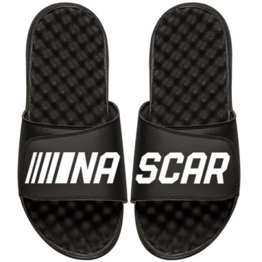 sorry, ISlide Adult NASCAR Black/White Logo Sandals is currently out of stock