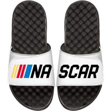 sorry, ISlide Adult NASCAR White Logo Sandals is currently out of stock