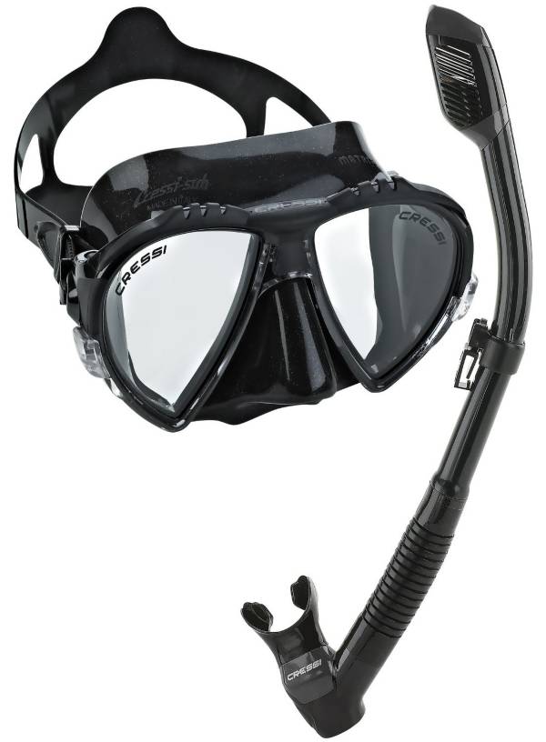 Cressi Adult Matrix/Supernova Dry Snorkle Combo