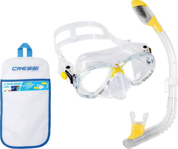 Cressi Marea Jr and Mini Dry Snorkel Mask Combo product image