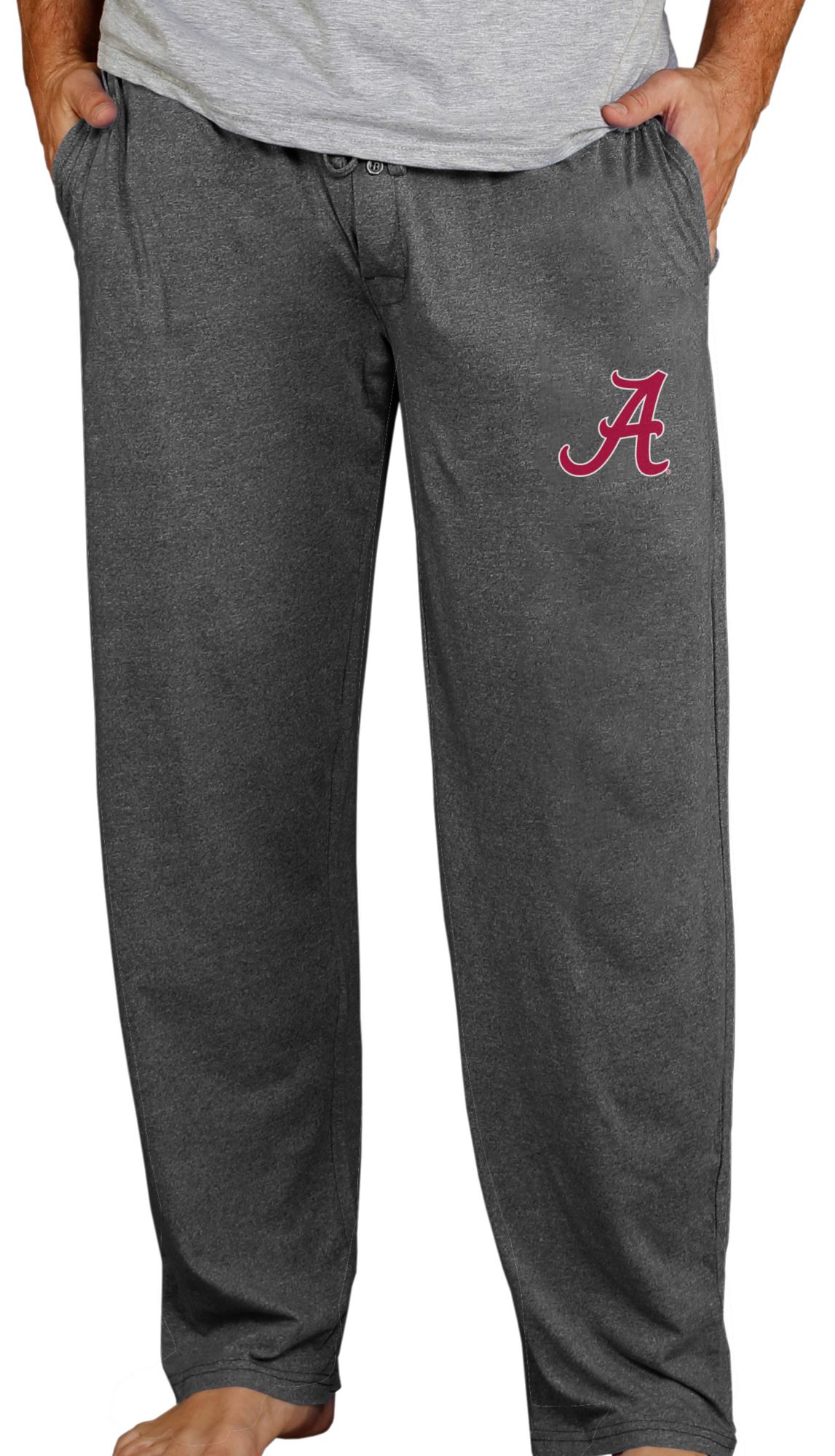 Concepts Sport Men's Alabama Crimson Tide Charcoal Quest Pants