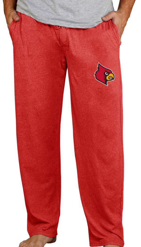 Concepts Sport Men's Louisville Cardinals Charcoal Quest Pants