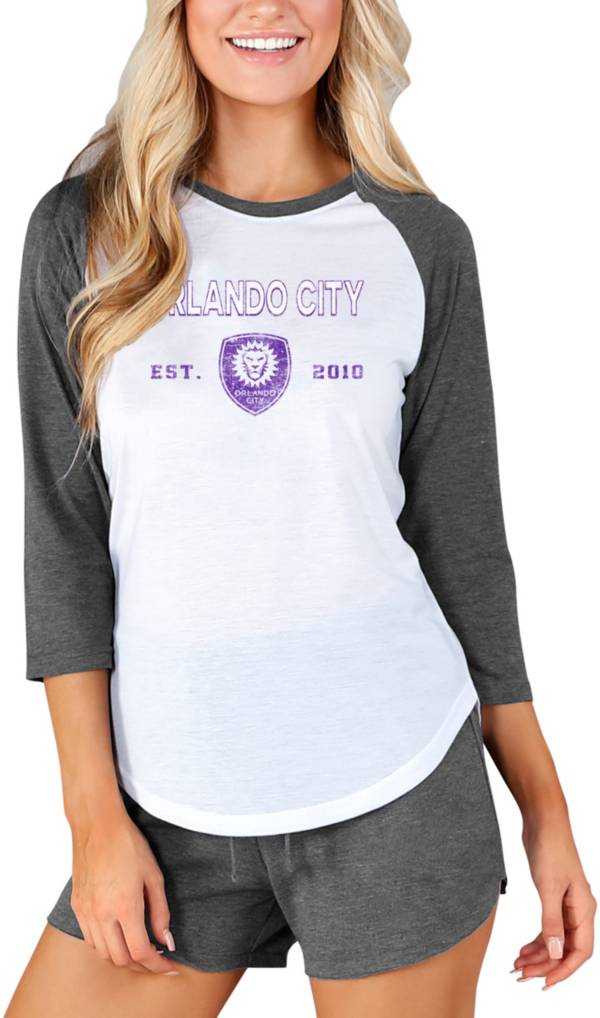 Concepts Sport Women's Orlando City Crescent White Long Sleeve Top product image