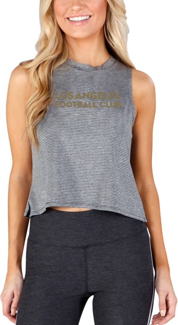 Concepts Sport Women's Los Angeles FC Centerline Charcoal Short Sleeve Top product image